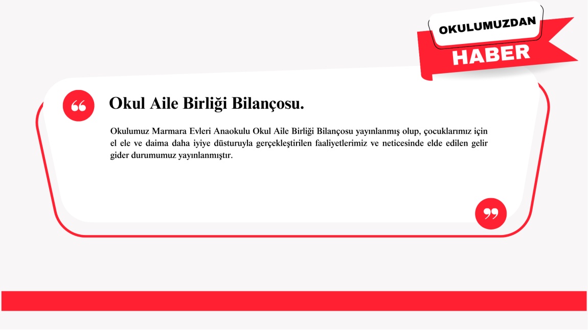Okul Aile Birliği Eylül Ay'ı Bilanço